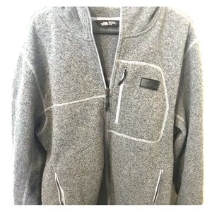 Men’s gray north face hoodie NEW!